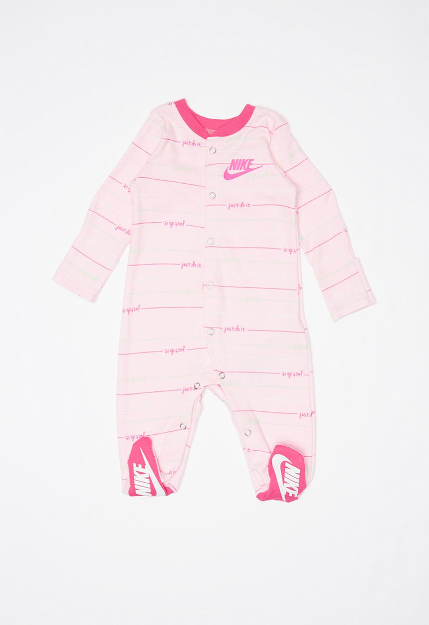 Nike - Nike girls jdi script footed coverall - pink