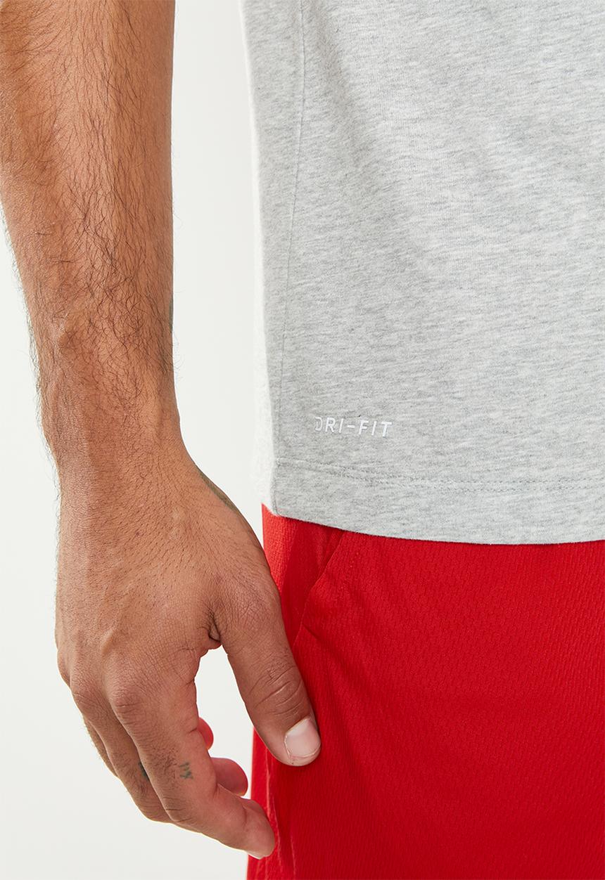 Nike - Nike dry verbiage tee - grey & black