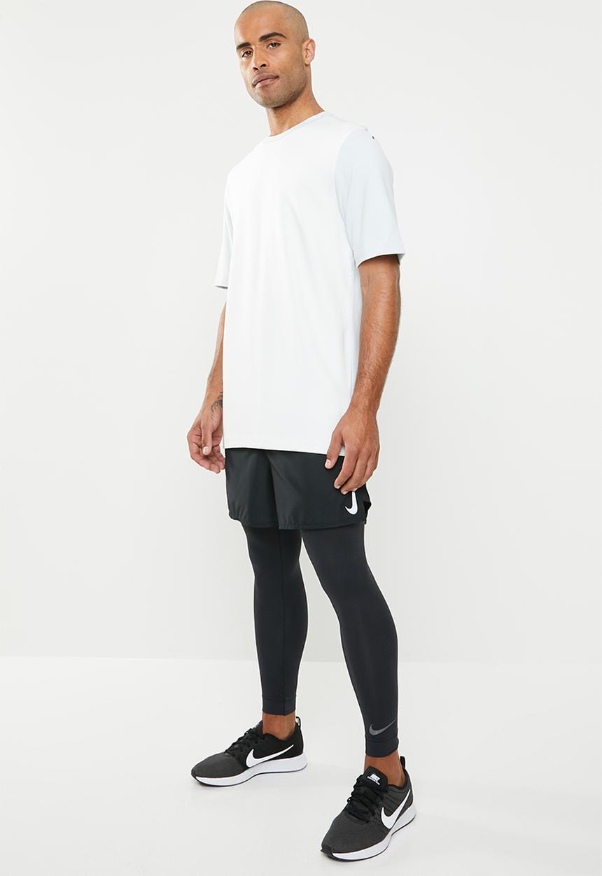 Nike - Nike tech pack short sleeve top - white & blue