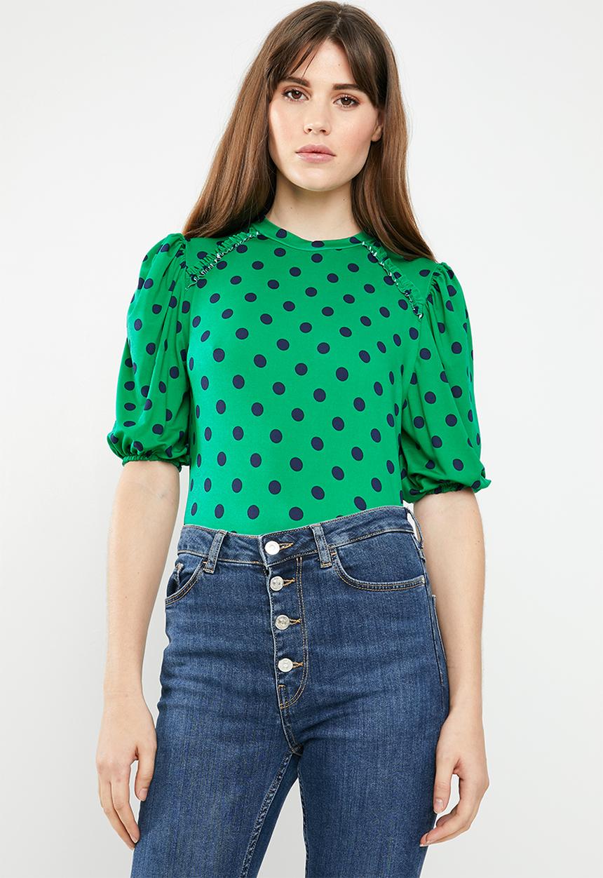 STYLE REPUBLIC - Volume sleeve tee - green
