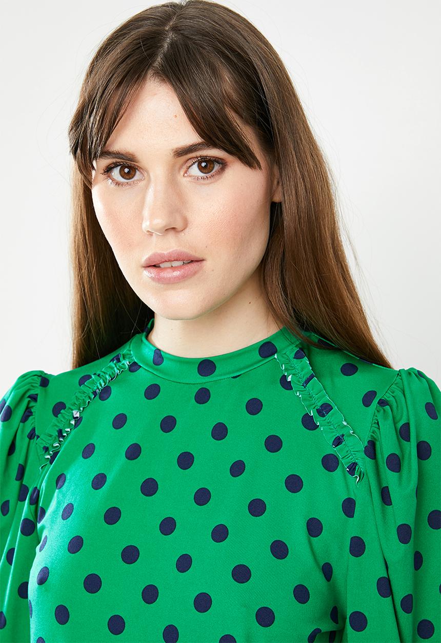 STYLE REPUBLIC - Volume sleeve tee - green