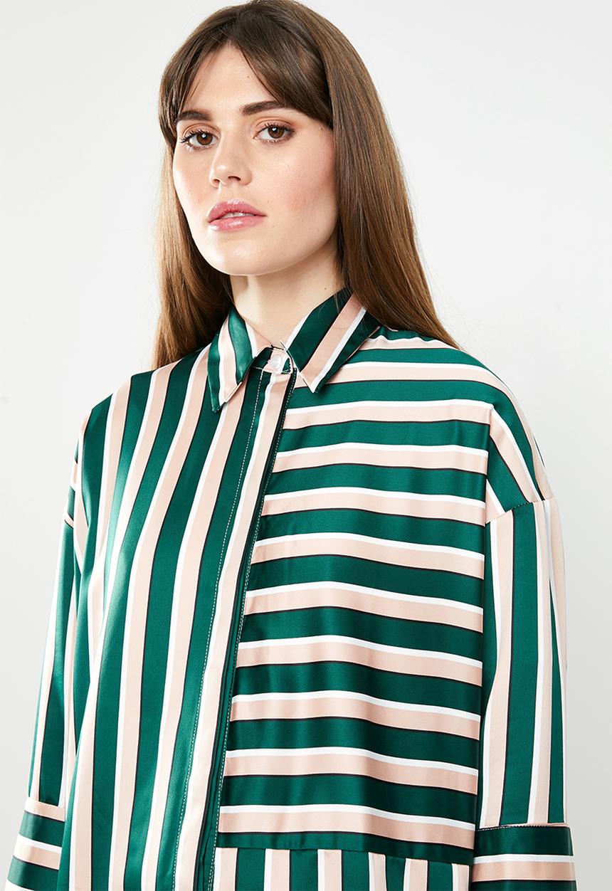 STYLE REPUBLIC - Oversized shirt - pale pink & green