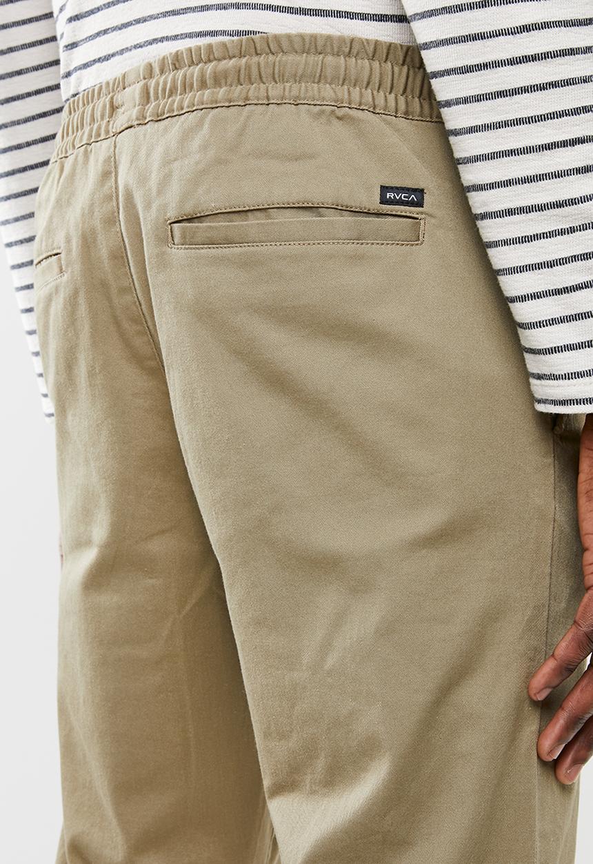 RVCA - A.t. dayshift elastic chino pant ii - beige