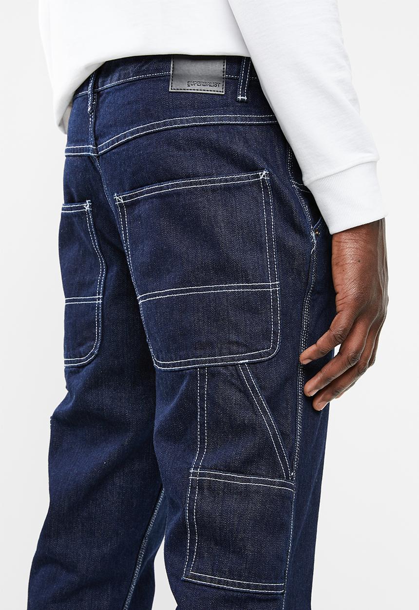 Superbalist - Regular fit tapered jeans - blue
