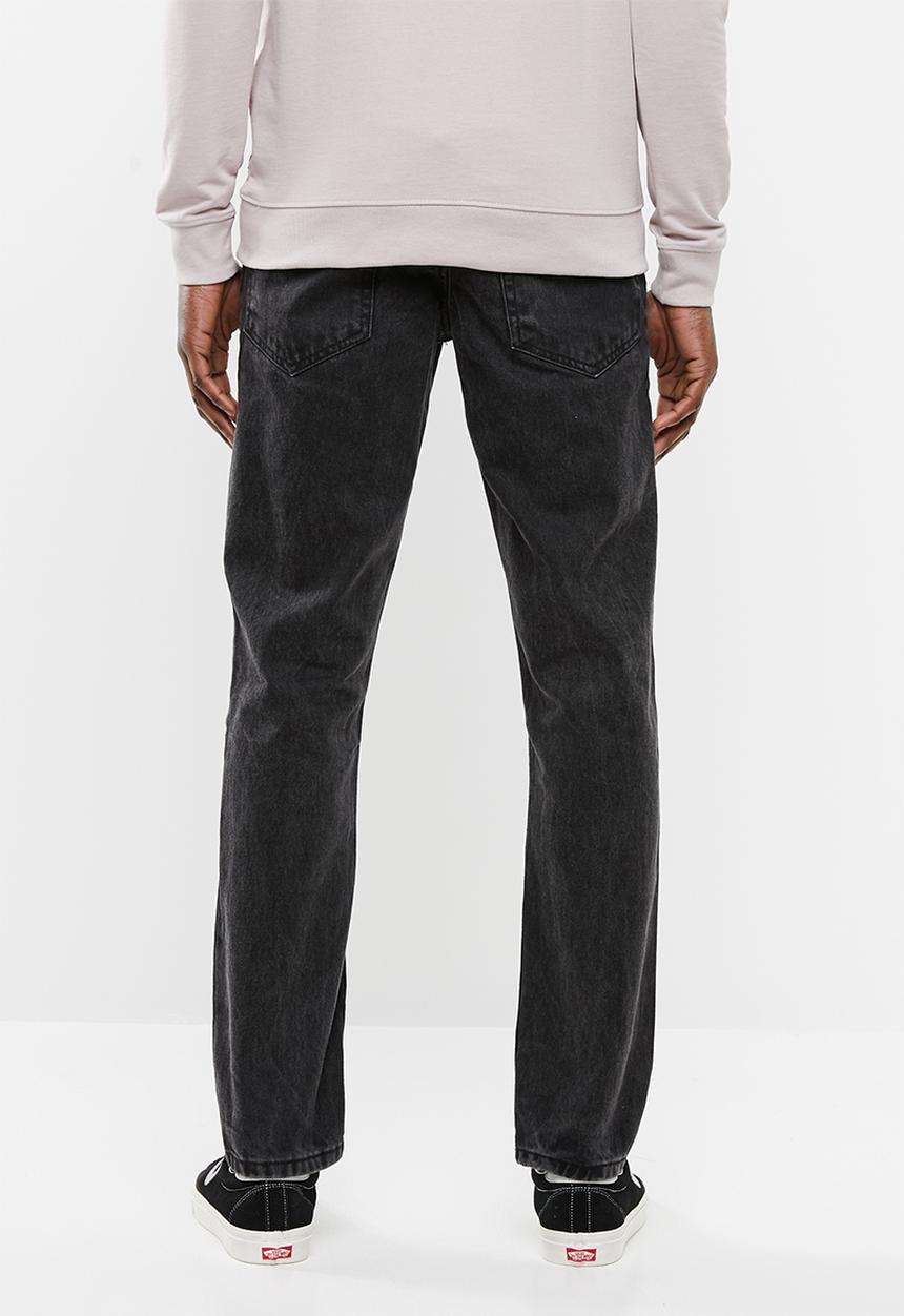 Superbalist - Regular fit tapered jeans - black