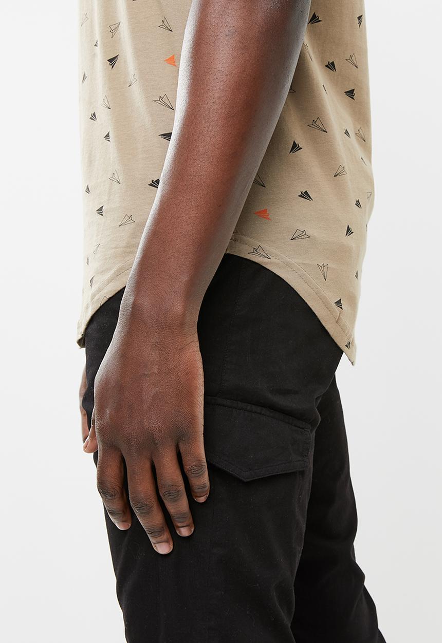 Only & Sons - Gene short sleeve tee - khaki