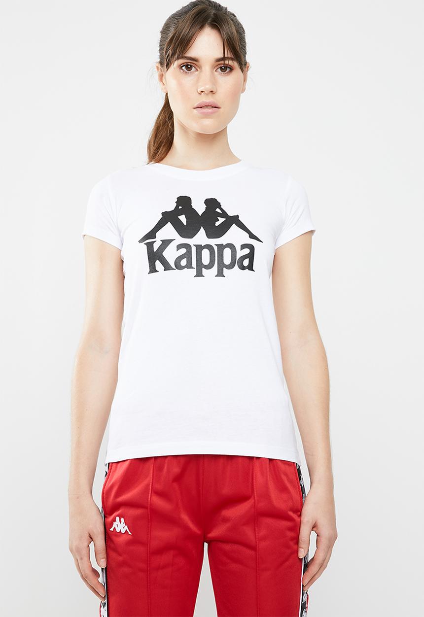 KAPPA - Authentic westessi short sleeved tee - white & black