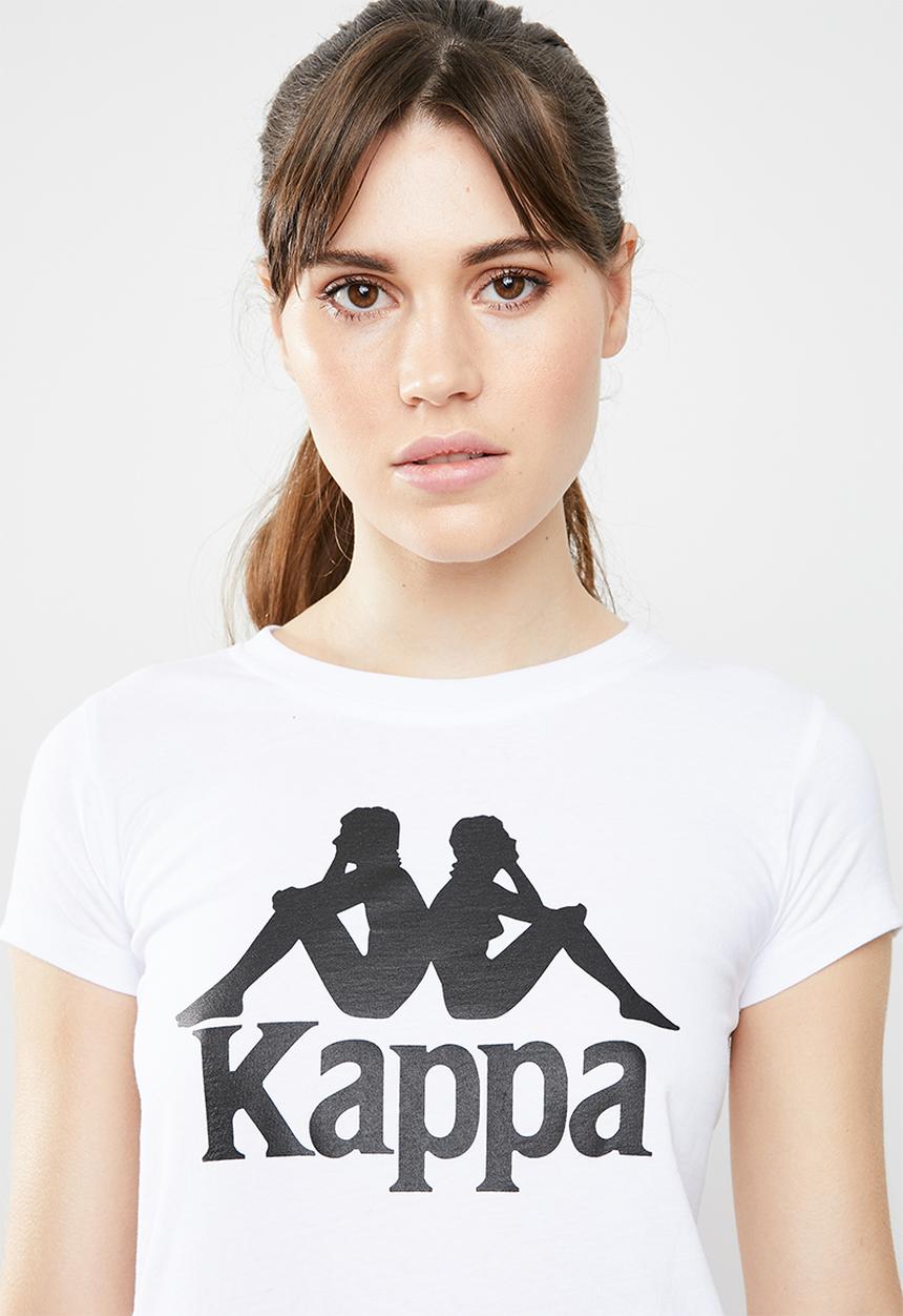 KAPPA - Authentic westessi short sleeved tee - white & black