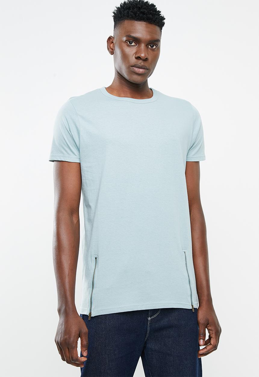 Brave Soul - Falcon crew neck tee - blue