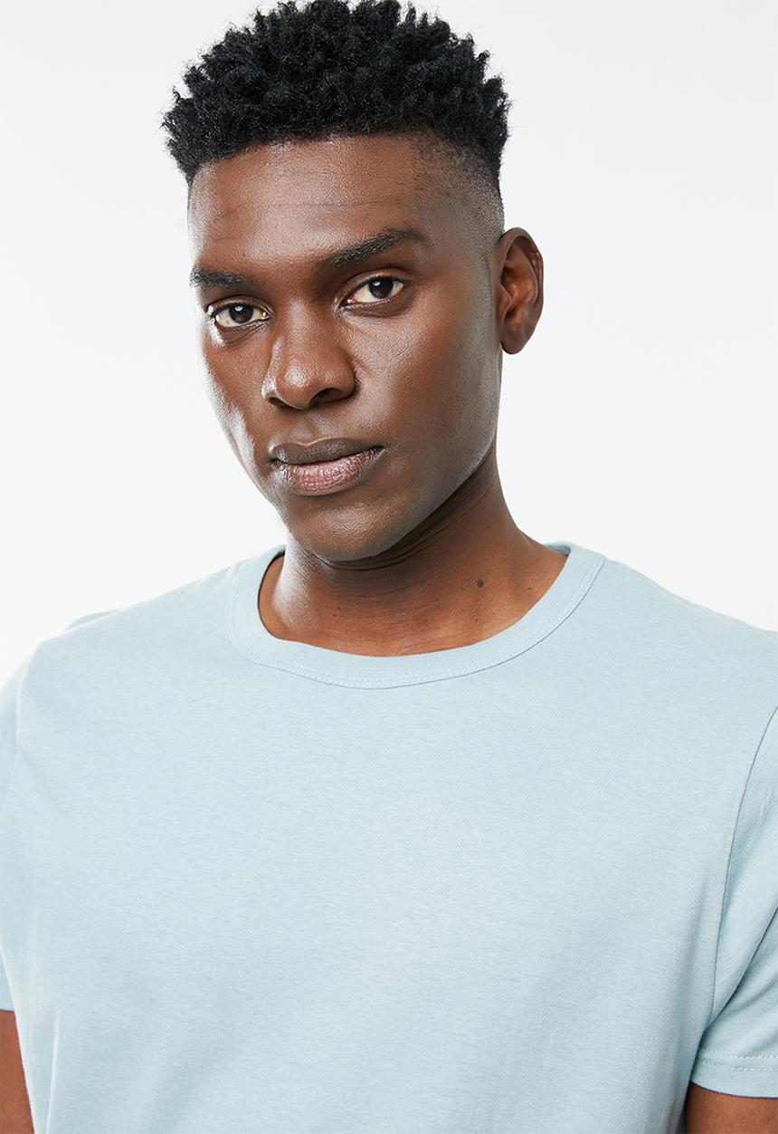 Brave Soul - Falcon crew neck tee - blue