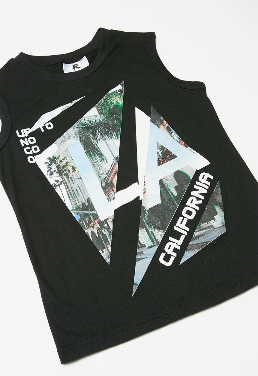 Rebel Republic - Printed vest - black