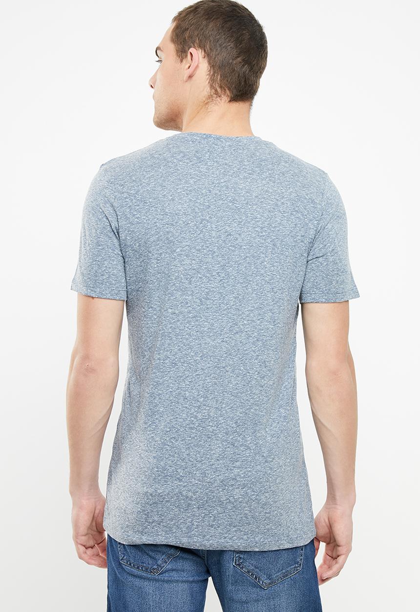 Jack & Jones - Summertime small short sleeve crew neck tee - blue