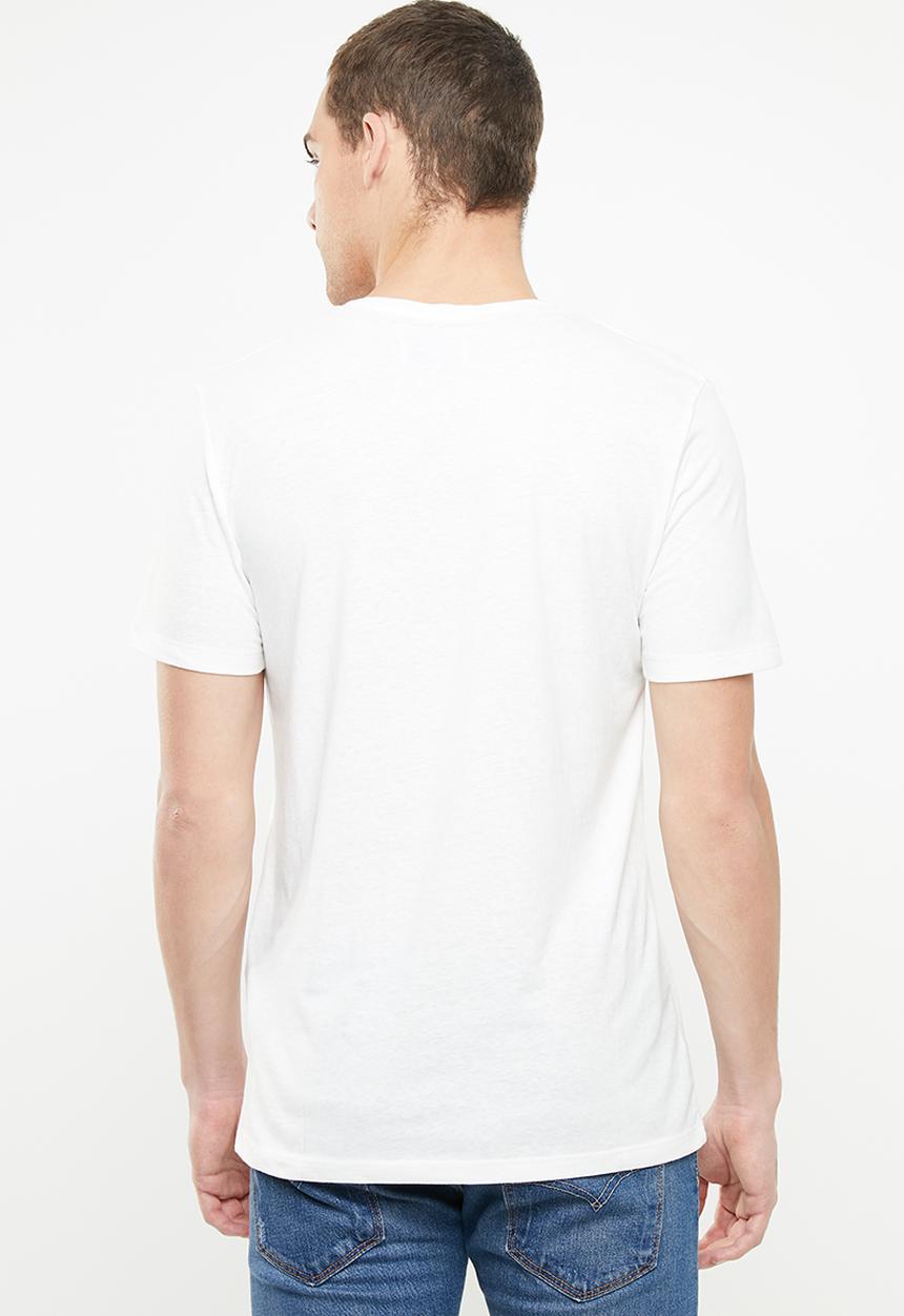 Jack & Jones - Summertime small short sleeve crew neck tee - white 