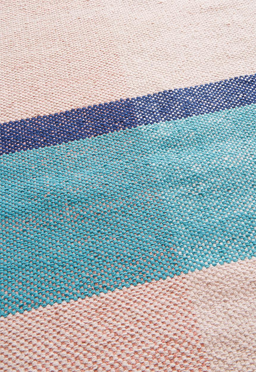 Sixth Floor - Basil colour block woven runner - multi