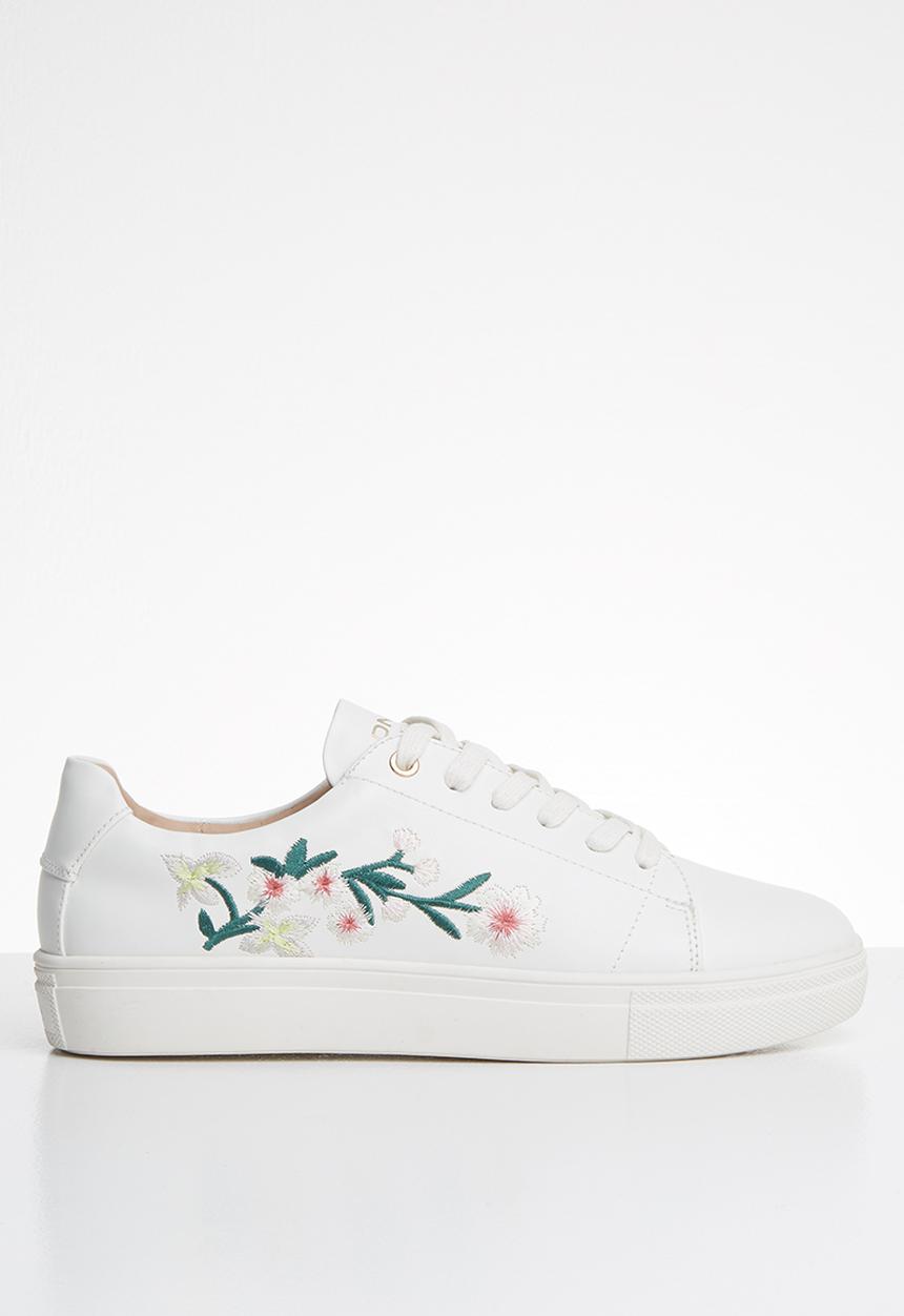 ONLY - Sage embroidery sneaker - white