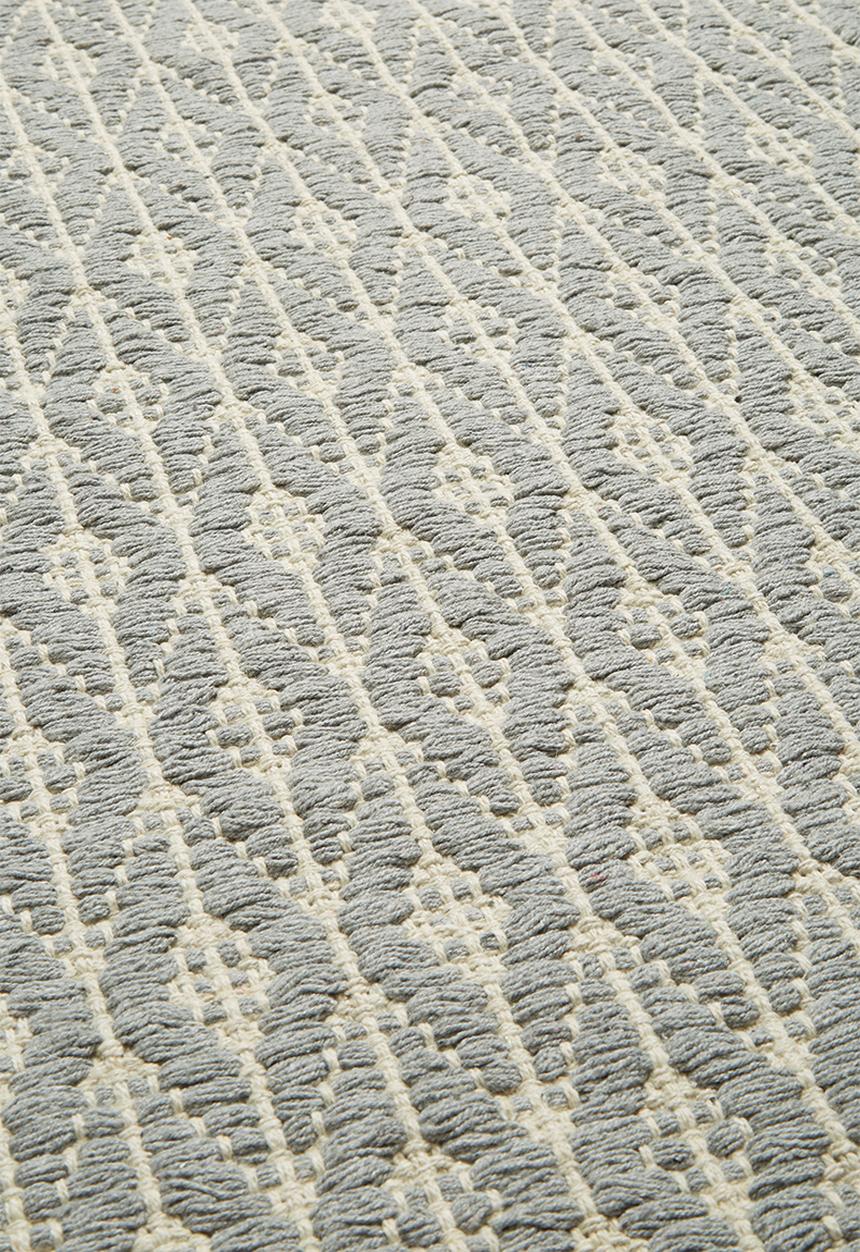 Sixth Floor - Shiloh cotton woven rug - grey