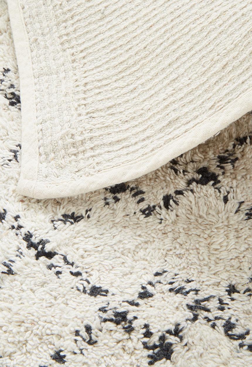 Sixth Floor - Ivy cotton tufted bath mat - cream