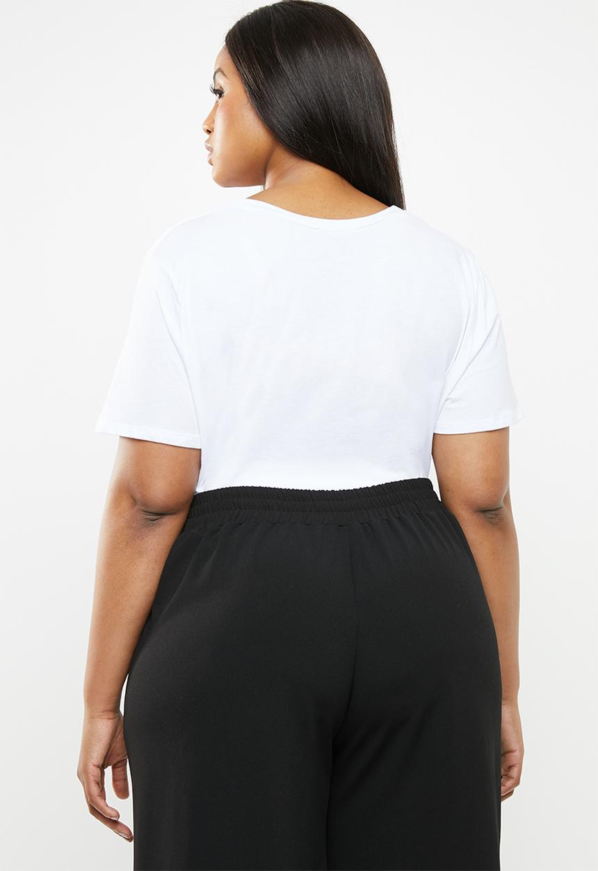 Superbalist - Scoop neck T-shirt - white