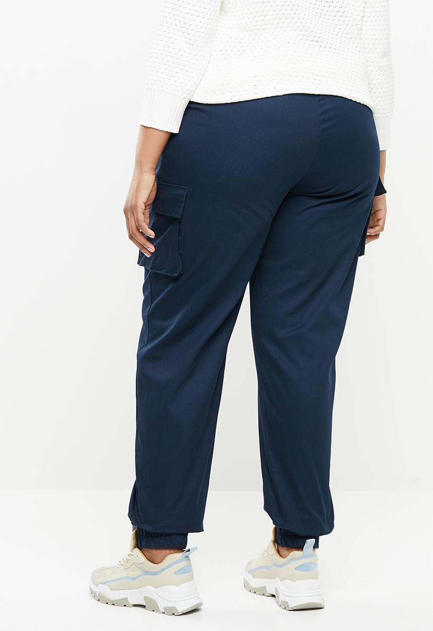 Missguided - Combat trousers - navy