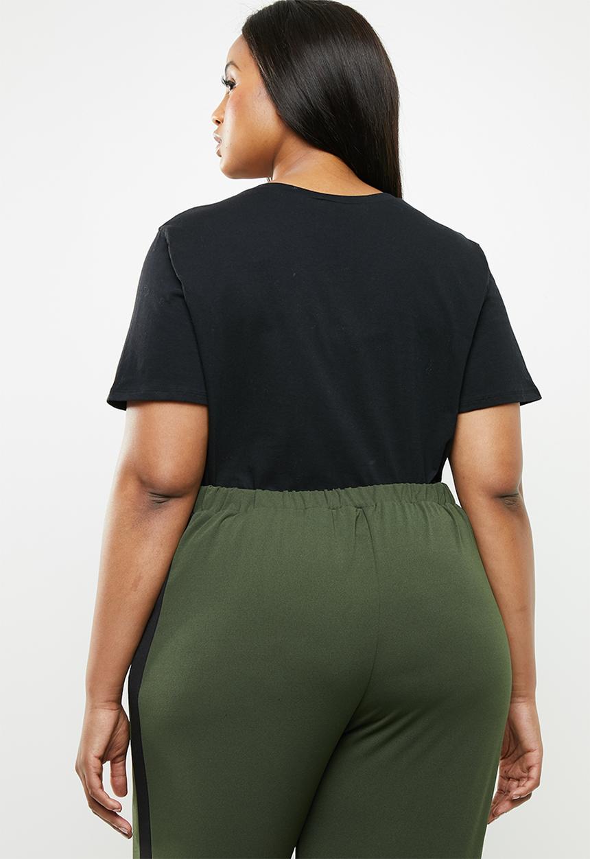 Superbalist - Scoop neck T-shirt - black