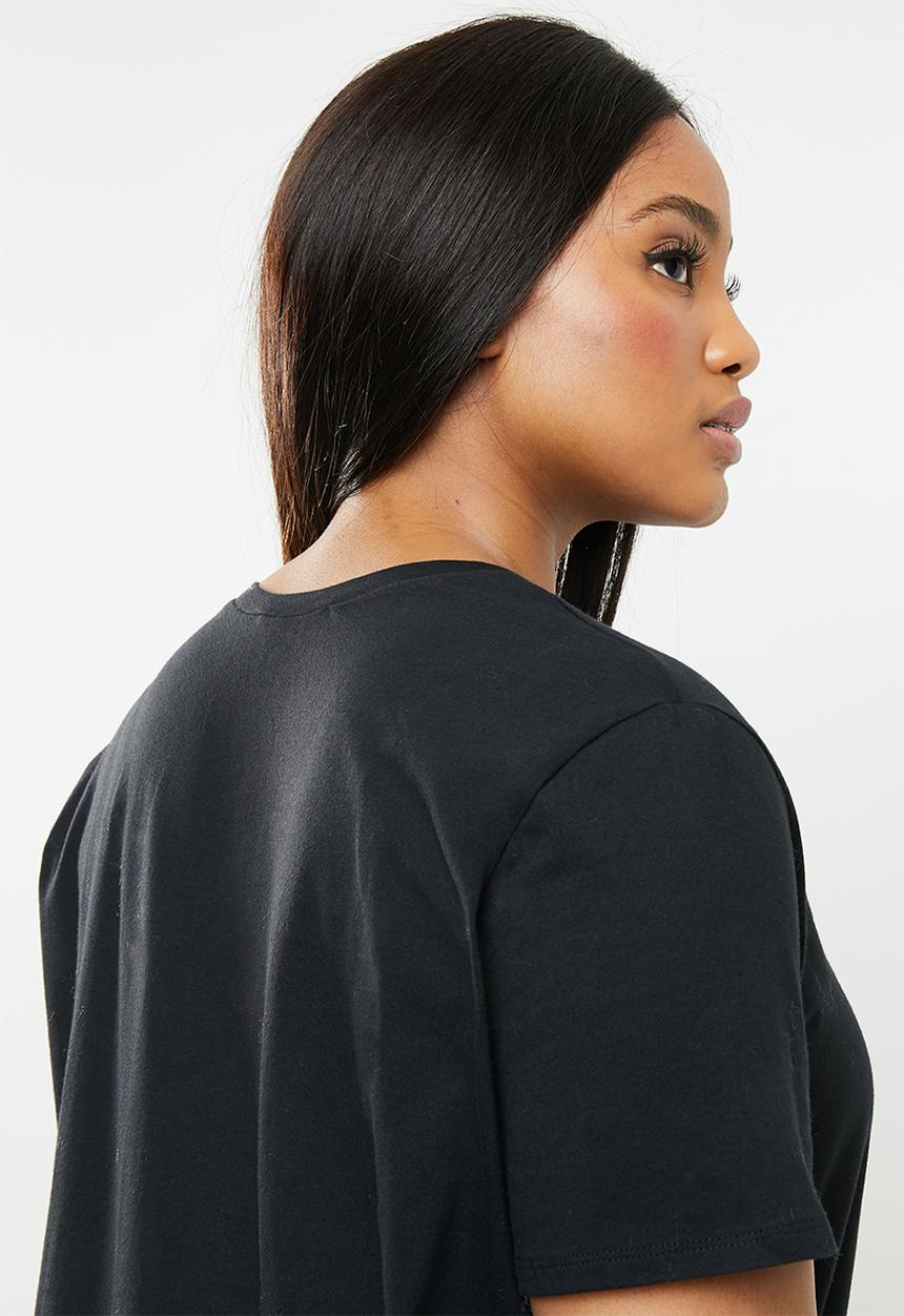 Superbalist - Scoop neck T-shirt - black