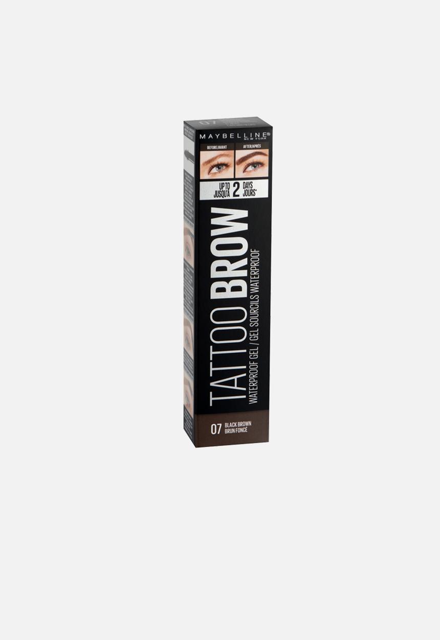 Maybelline - Brow Tattoo Waterproof Gel - Black Brown