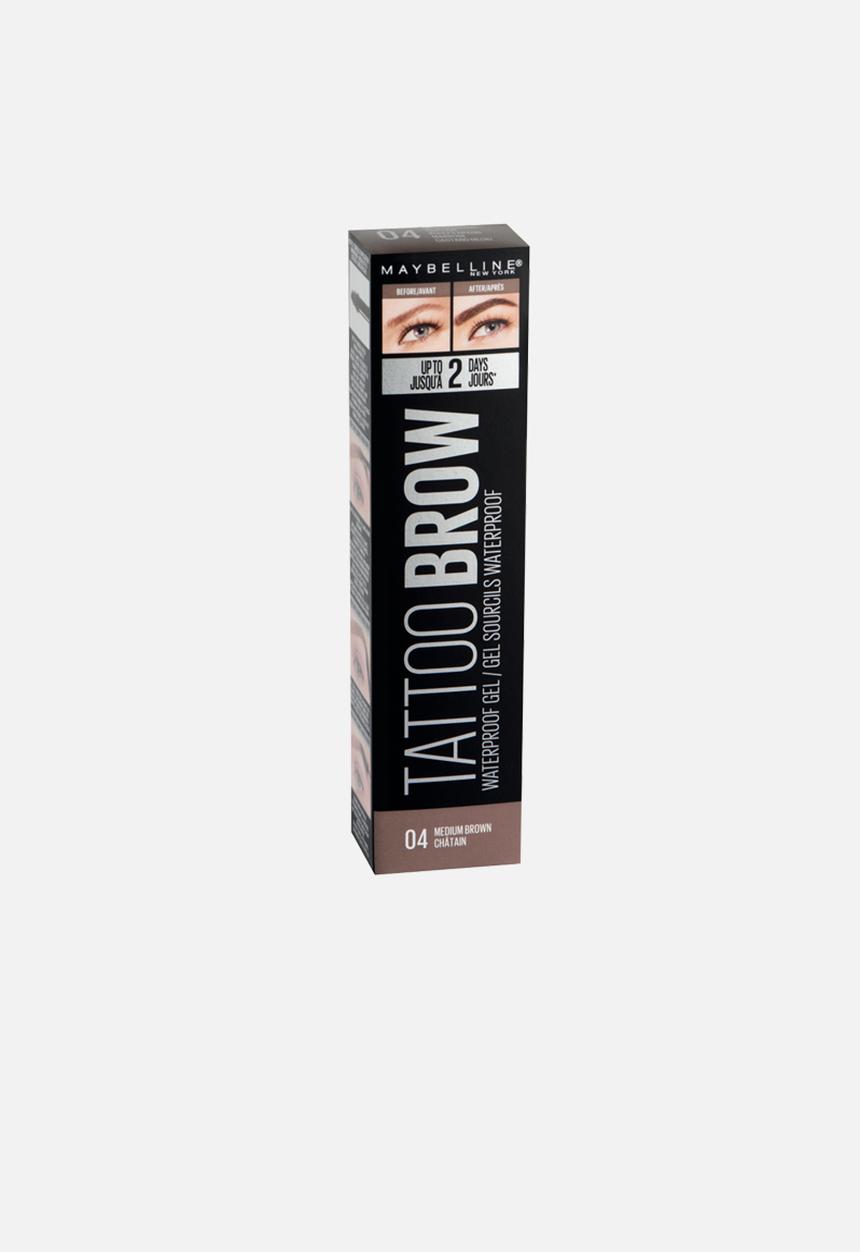 Maybelline - Brow Tattoo Waterproof Gel - Medium Brown