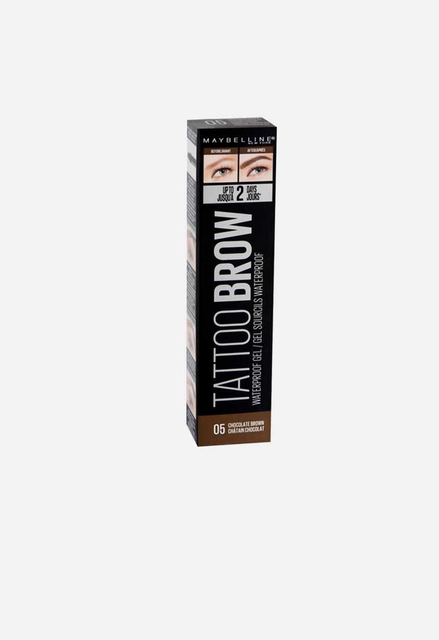 Maybelline - Brow Tattoo Waterproof Gel - Chocolate Brown