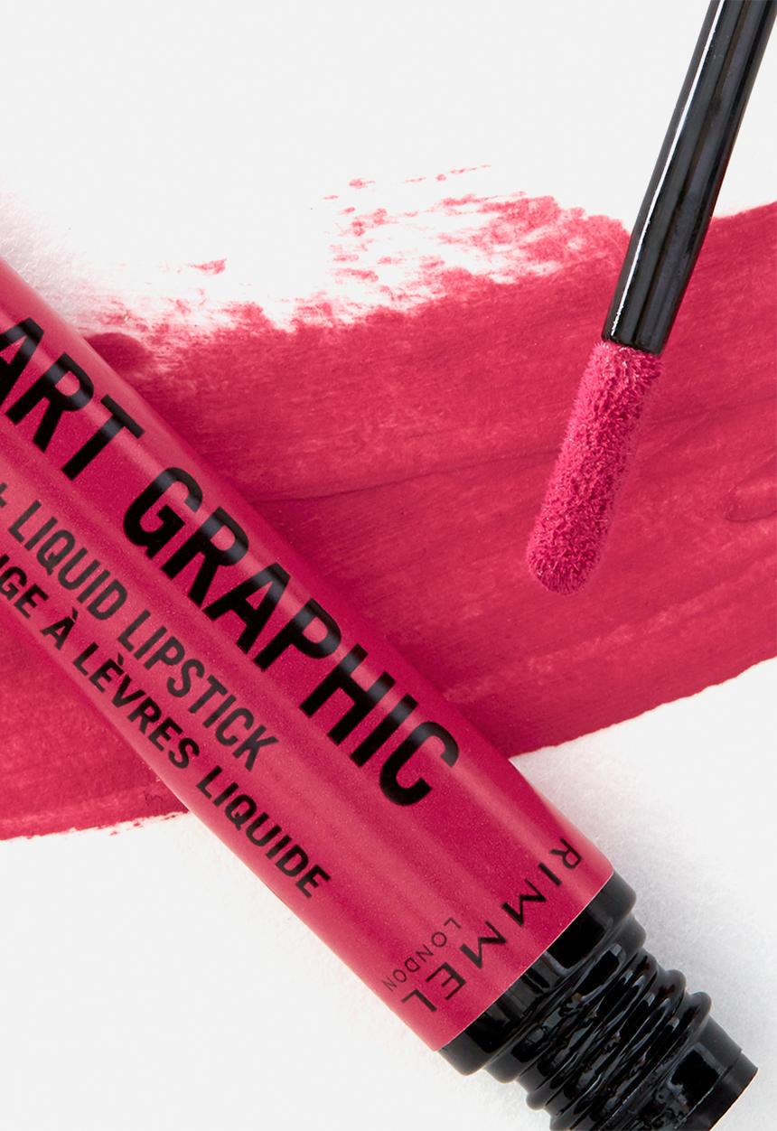 Rimmel - Lip Art Graphic Liner & Liquid Lipstick - Vibez