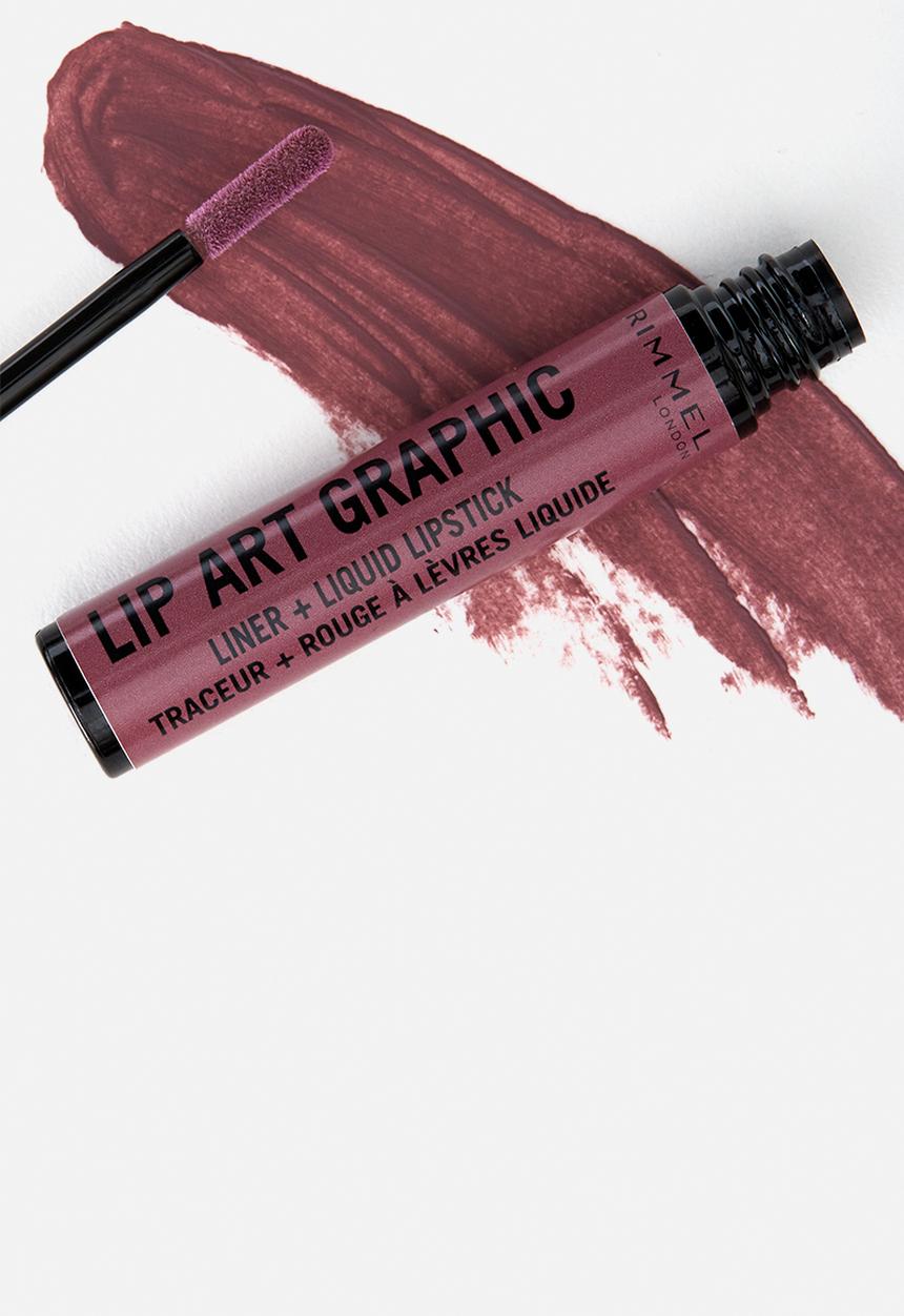 Rimmel - Lip Art Graphic Liner & Liquid Lipstick - Vandal