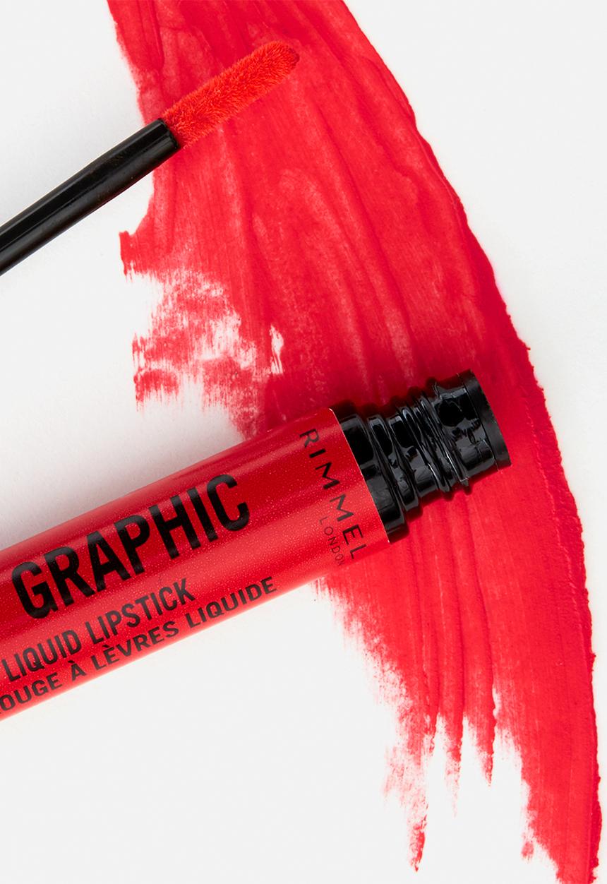 Rimmel - Lip Art Graphic Liner & Liquid Lipstick - Hot Spot