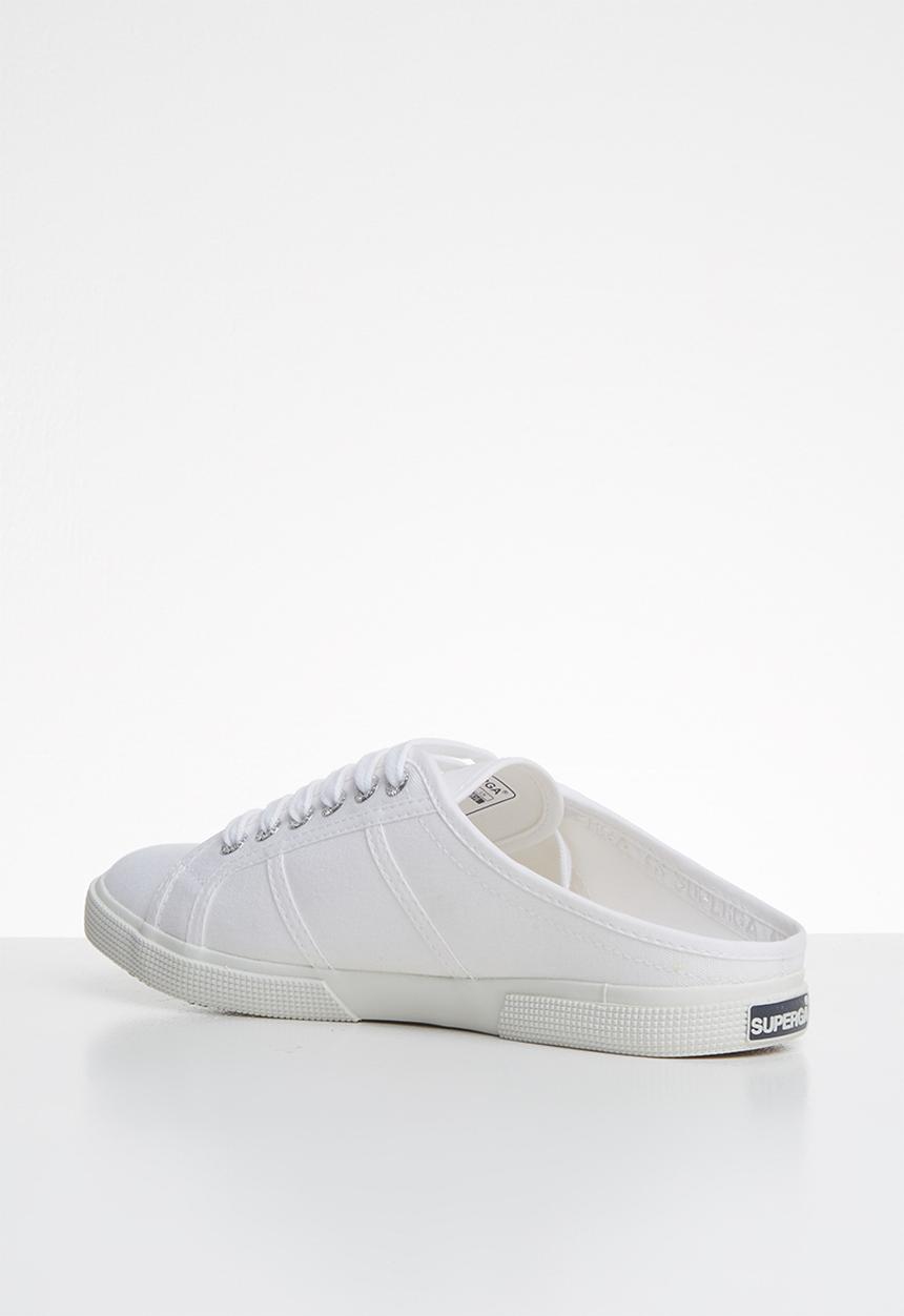 SUPERGA - Canvas push-ins - white