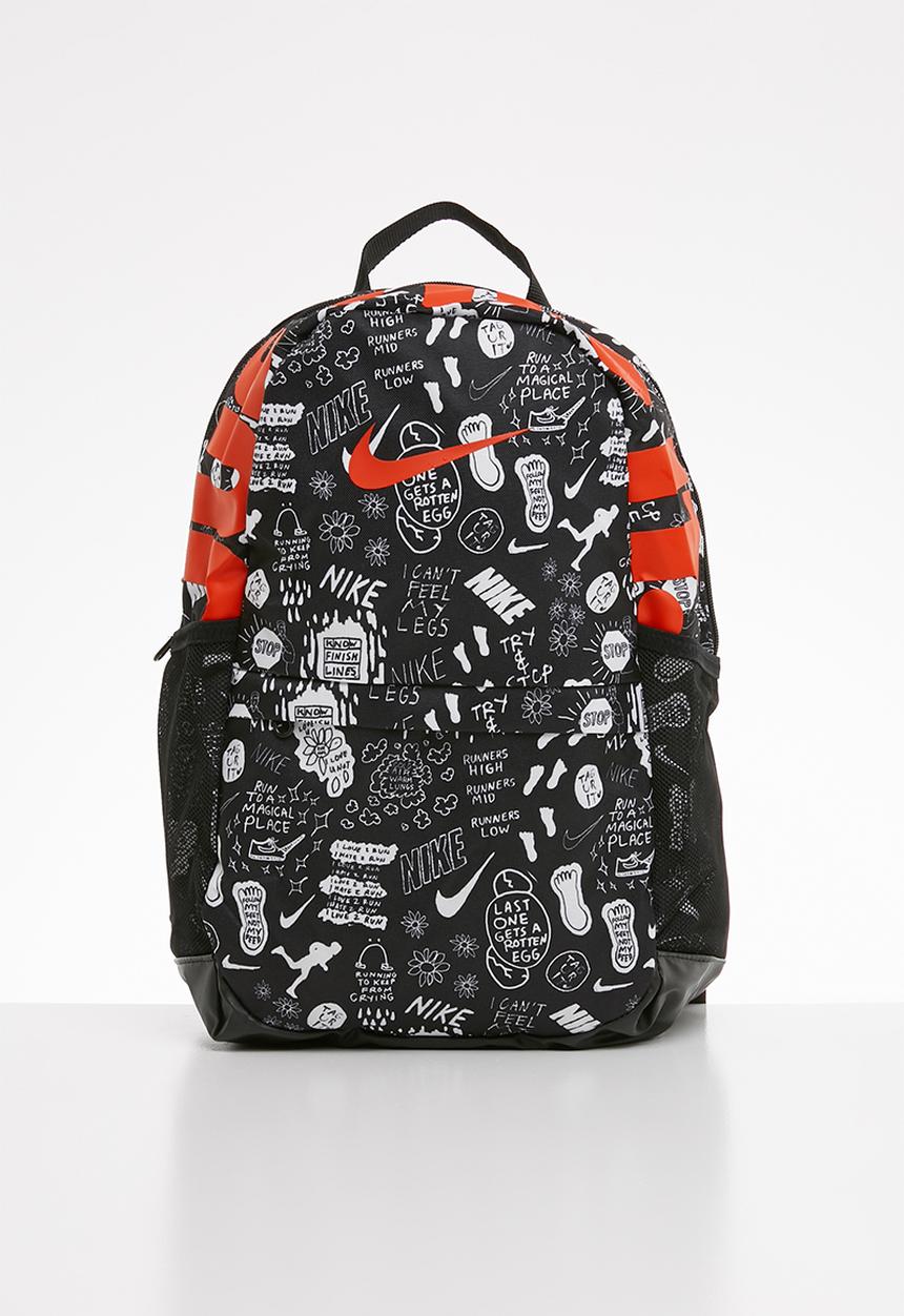 Nike - Nike Brasilia back pack - black & white