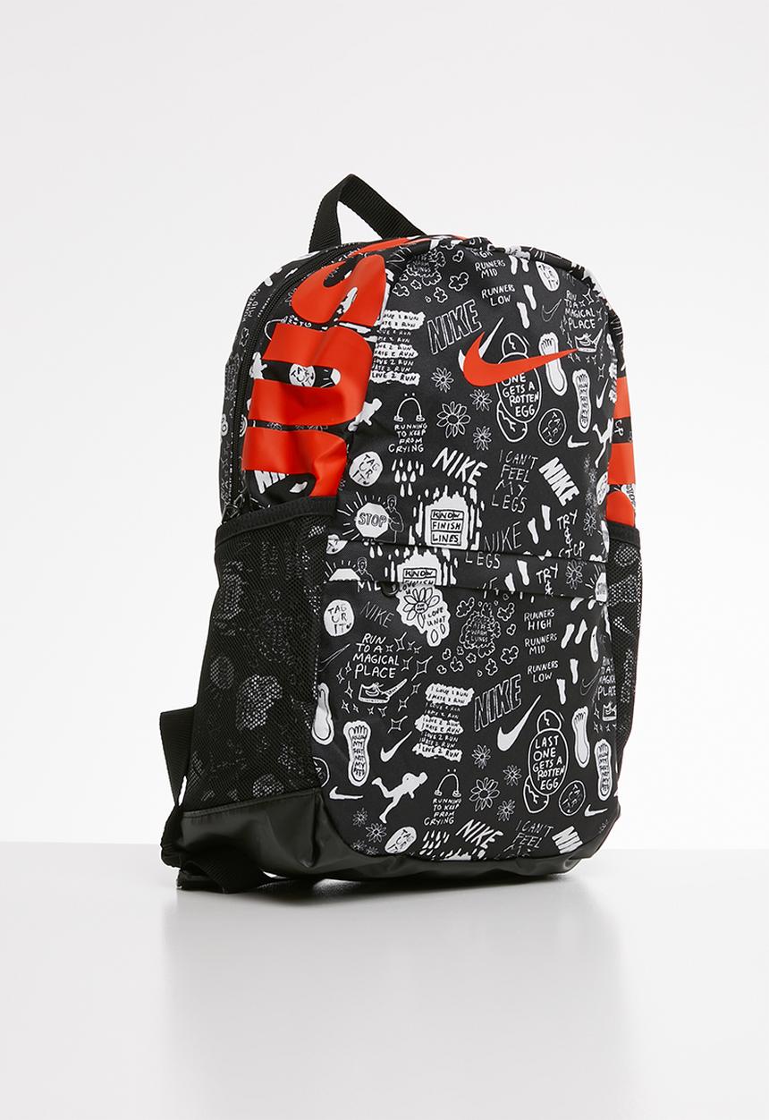 Nike - Nike Brasilia back pack - black & white