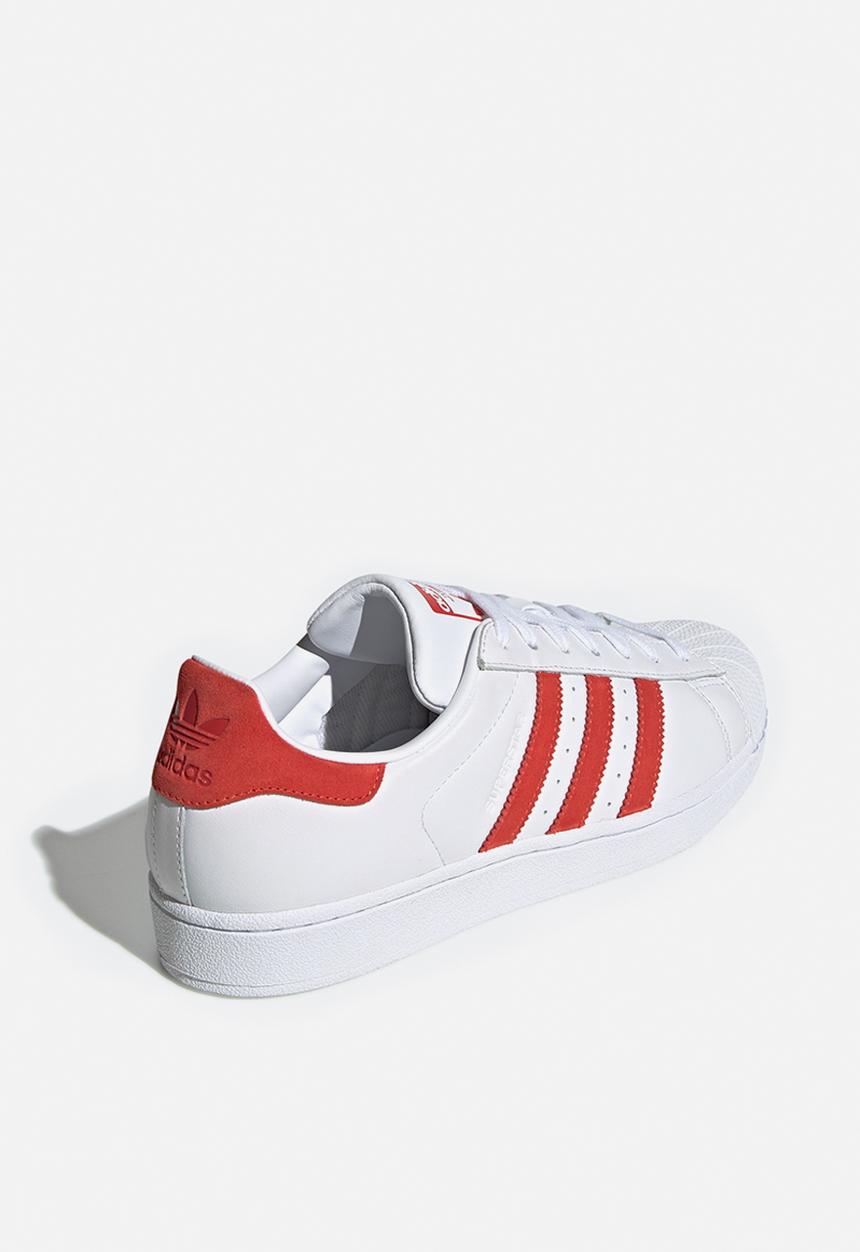 adidas Originals - Superstar - ftwr white - active red