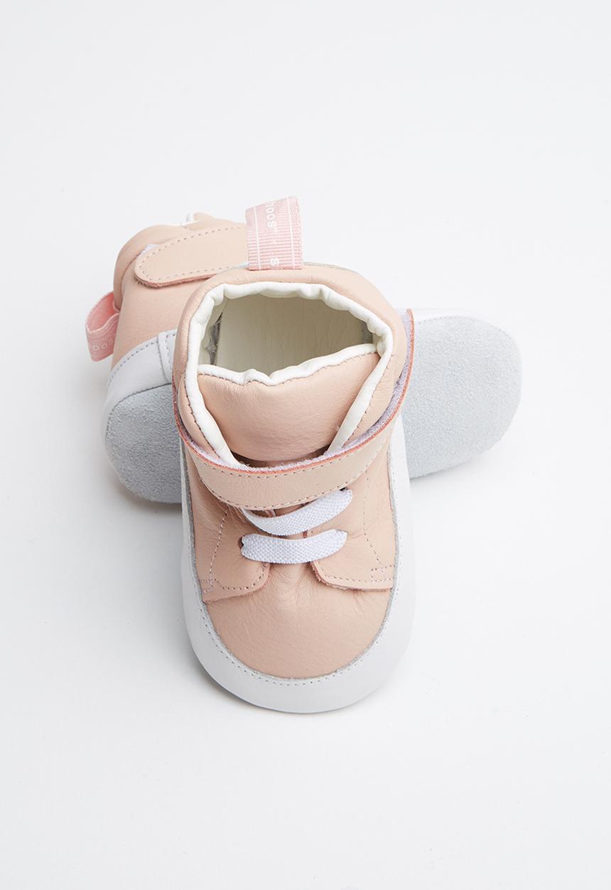shooshoos - Cleveland sneaker - pink & white