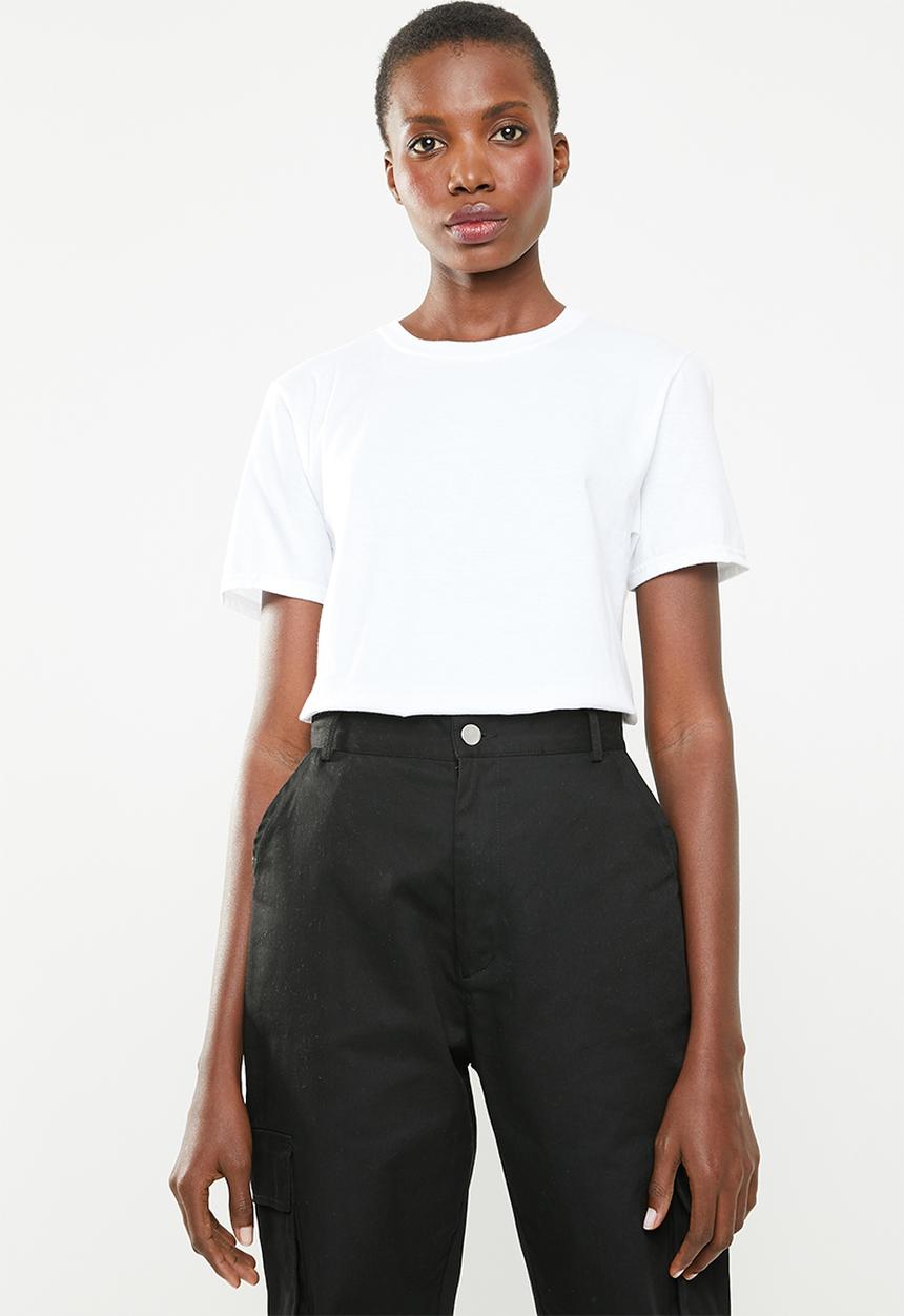 Missguided - Oriental back graphic T-shirt - white