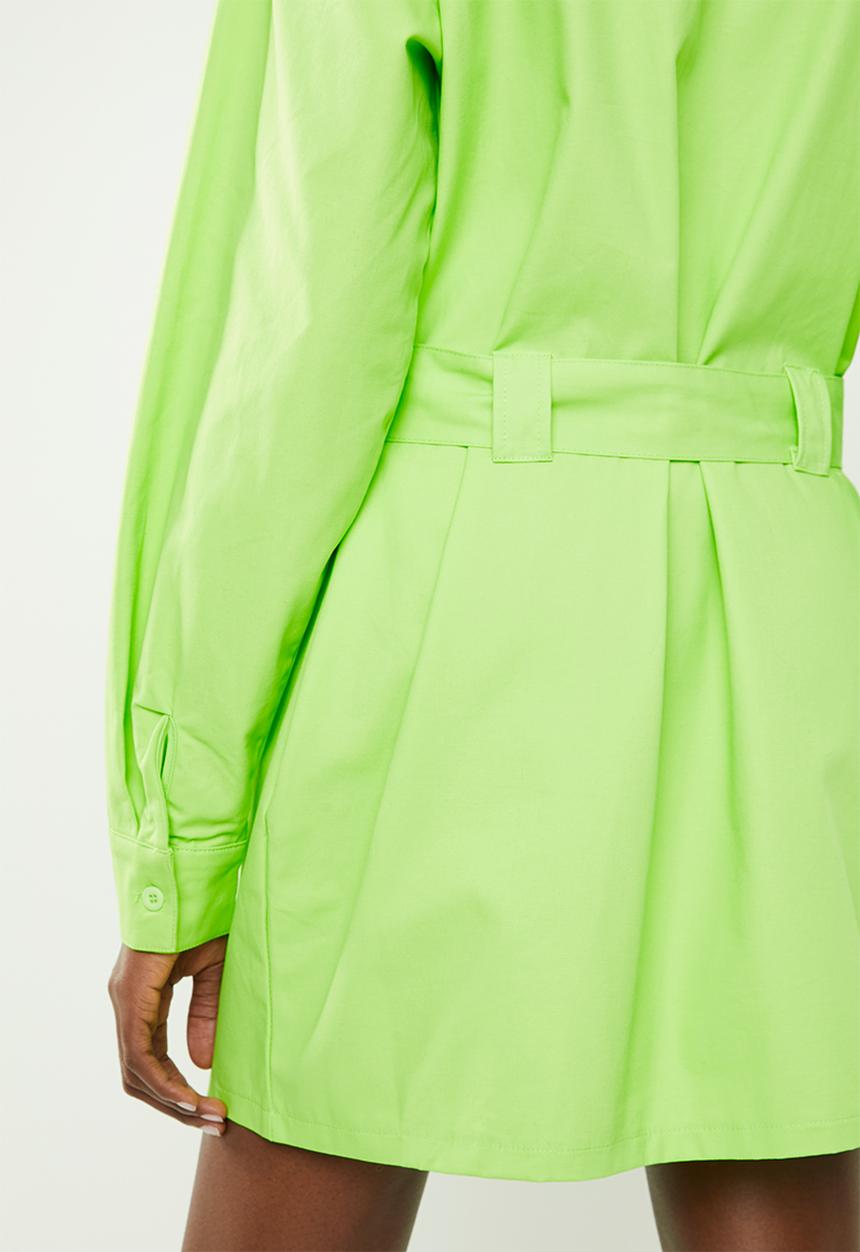 Missguided - Utility shift dress - green