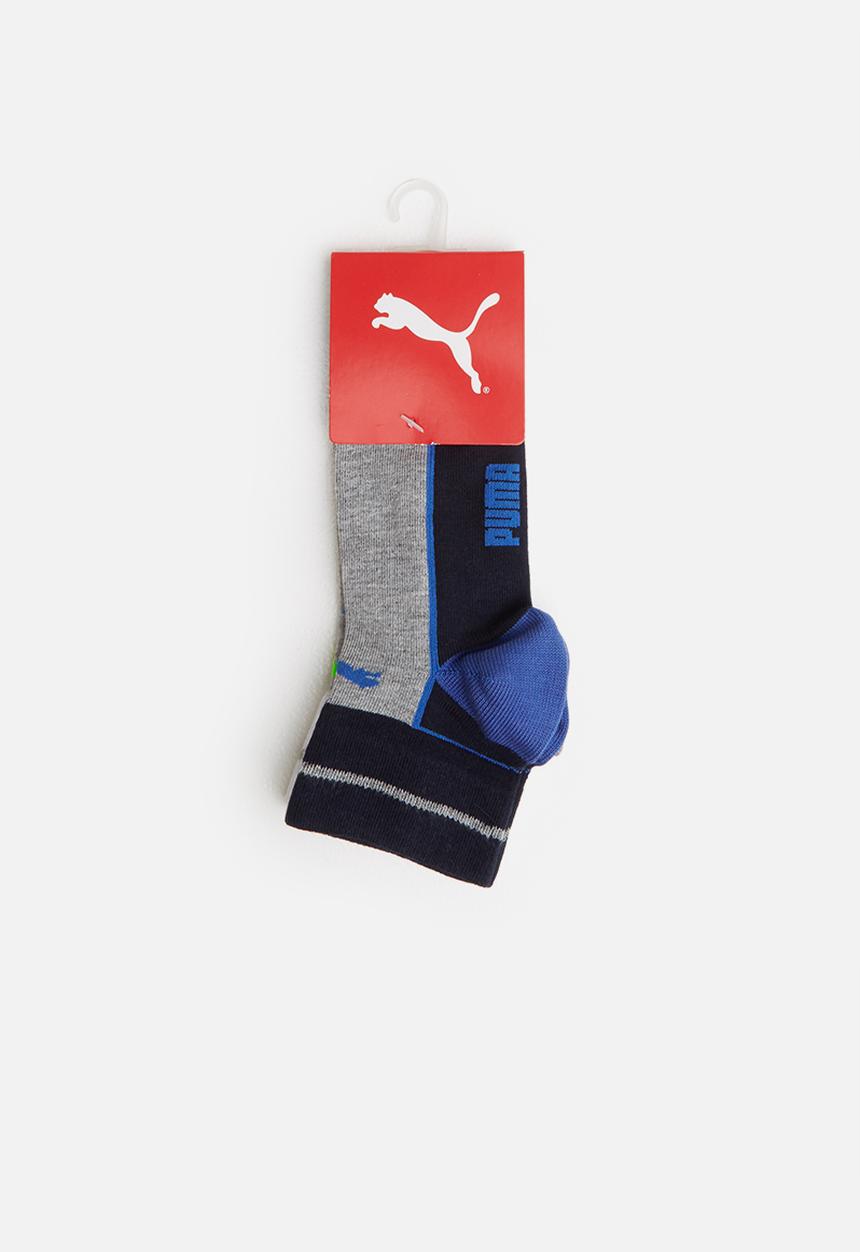 PUMA - Boys secret sock puma - white/ grey/ blue