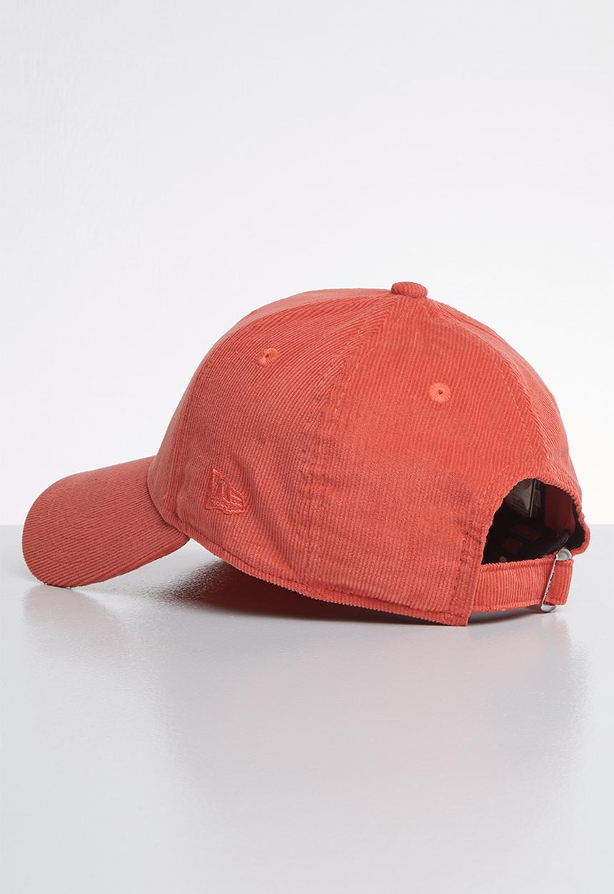 New Era - 9Forty womens micro cord  Los Angeles Dodgers  - coral