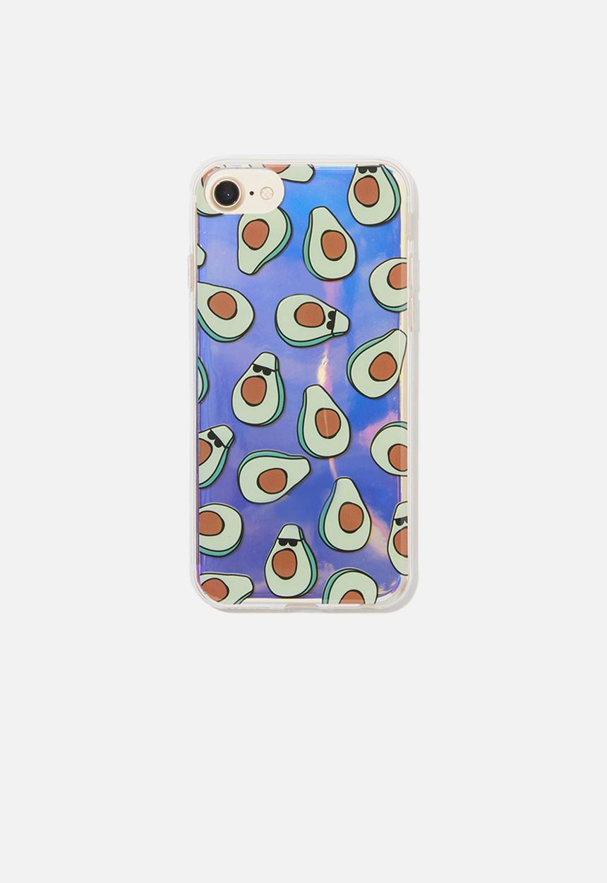 Typo - Transparent iphone cover 6,7,8 - multi 