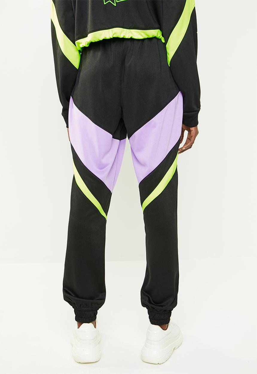 Missguided - Playboy shell suit panel trousers - multi