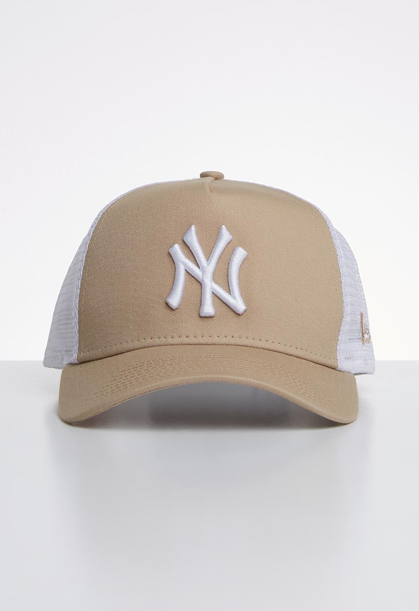 New Era - Trucker league essential New York Yankees - beige & white 