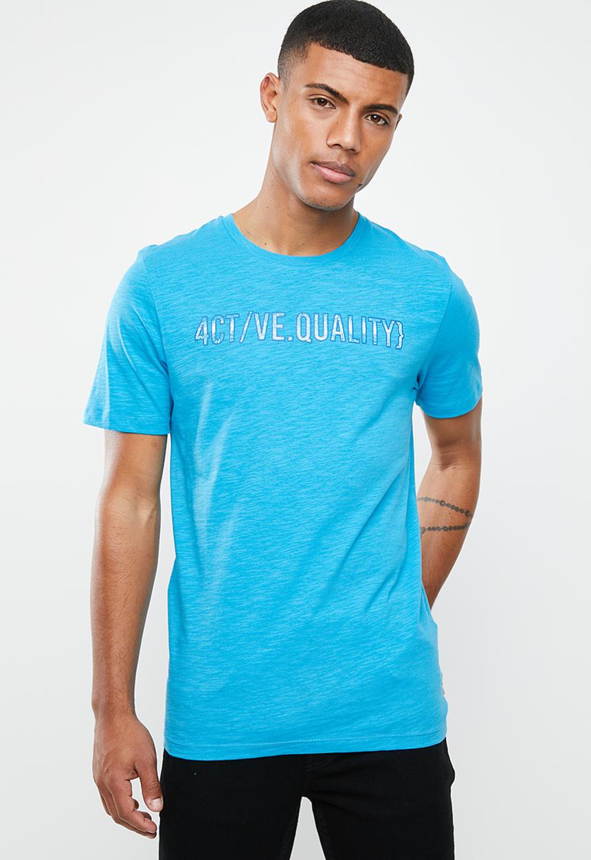 Jack & Jones - Odes short sleeve tee - blue