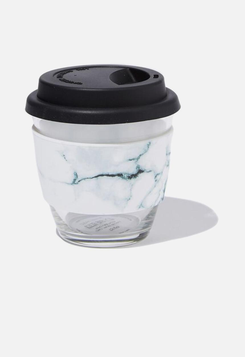 Typo - All day travel cup 8oz - white & black 