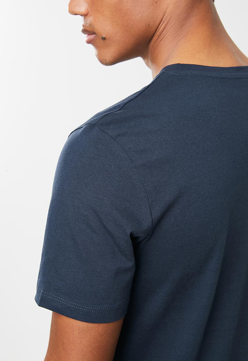 Jack & Jones - Leo short sleeve crew neck T-shirt - navy 