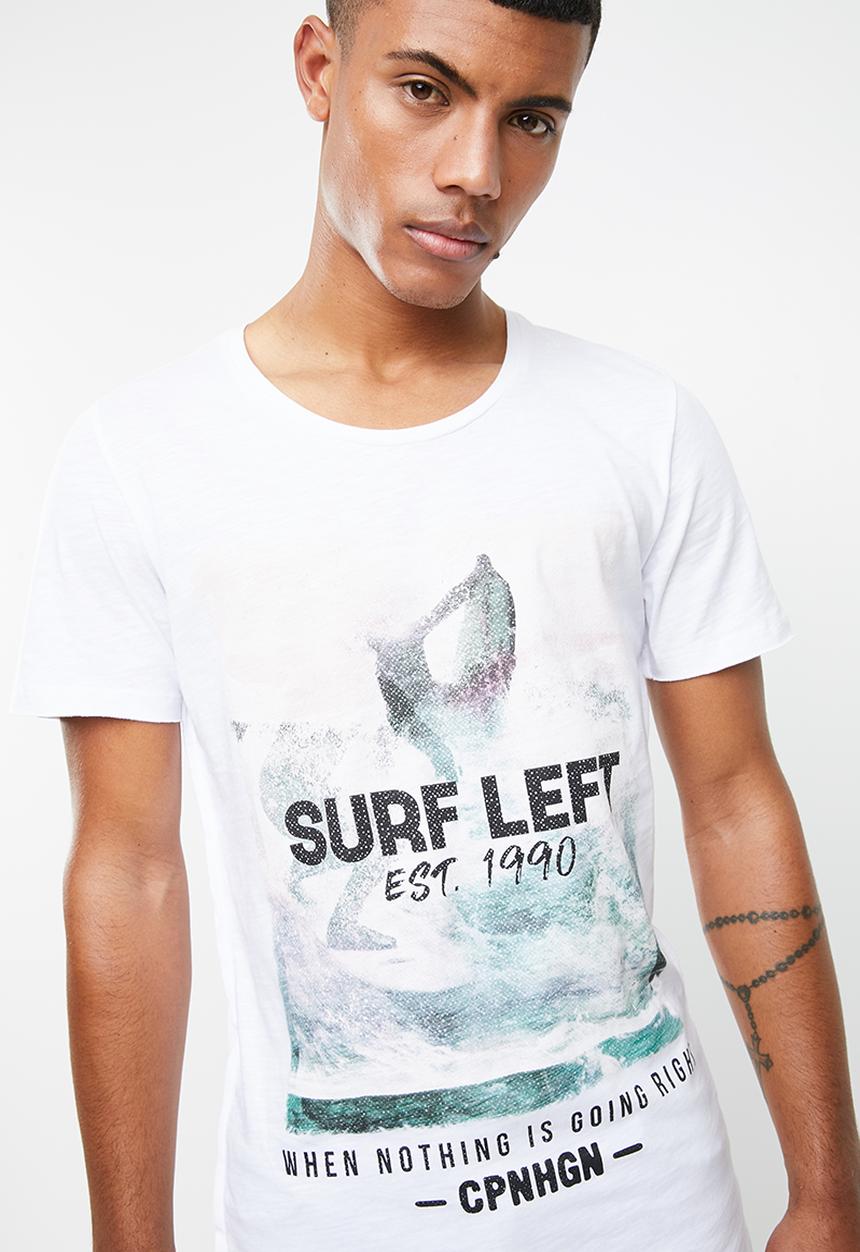 Jack & Jones - Kenni crew neck T-shirt - white