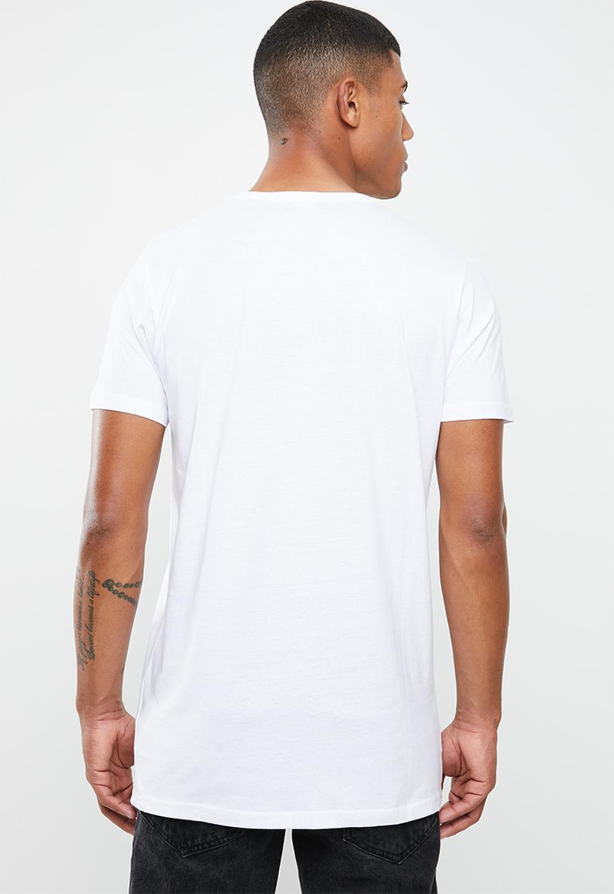 Brave Soul - Falcon crew neck tee - white