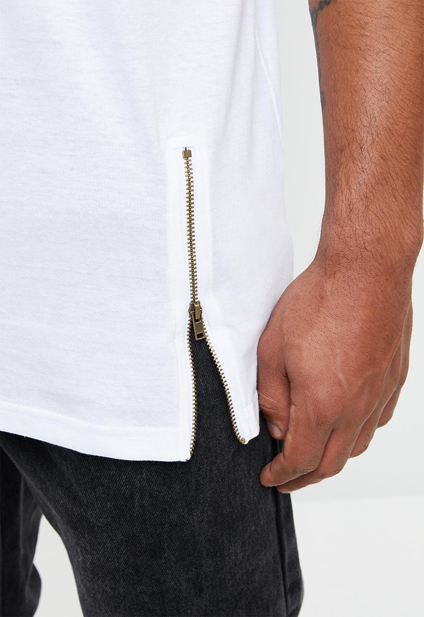 Brave Soul - Falcon crew neck tee - white