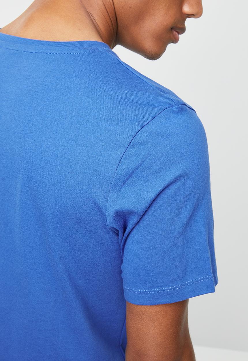 Jack & Jones - Howey short sleeve crew neck - blue